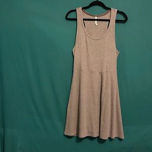 4 / $20 
Wallflower Gray Waffle knit Swing Dress